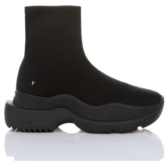 yello TOKYO BLACK SINGLE SNEAKER SANDALS yello TOKYO BLACK SINGLE